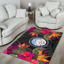 Marshall Islands Area Rugs Hibiscus Polynesian Pattern Polynesian 4