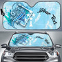 Kosrae State Auto Sun Shades - Custom Personalised Polynesian Turtle Under The Sea