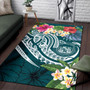 Polynesian Hawaii Area Rug - Summer Plumeria Polynesian 3