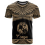 Tonga Polynesian T-Shirt - Tonga Pride Gold Version 1