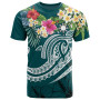 The Philippines T-Shirt - Summer Plumeria (Turquoise) 1