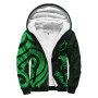 Hawaii Sherpa Hoodie - Green Tentacle Turtle 1