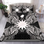 Polynesian Bedding Set - Nauru Duvet Cover Set Map Black 1