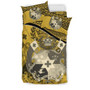 Tonga Duvet Cover Set - Tonga Coat Of Arms Yellow 3