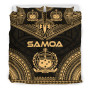 Samoa Polynesian Chief Duvet Cover Set - Gold Version 3