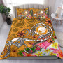 Pohnpei Bedding Set - Turtle Plumeria (Gold) 1