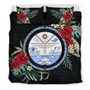 Marshall Islands Duvet Cover Set - Marshall Coat Of Arms Hibiscus 1