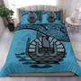 Samoa Duvet Cover Set - Black Curve Style 5