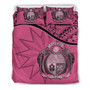 Nauru Duvet Cover Set - Nauru Bedding Flag & Coat Of Arms Pink 2