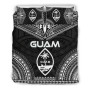 Guam Polynesian Chief Duvet Cover Set - Black Version 1