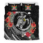 Polynesian Duvet Cover Set - Fiji Bedding Set Polynesia Map Turtle Hibiscus 1