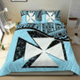 Guam Duvet Cover Set - Black Curve Style 4