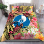 Yap State Bedding Set - Flowers Tropical With Sea Animals 1