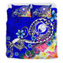 Yap State Bedding Set - Flowers Tropical With Sea Animals 4