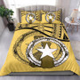 Cook Islands Polynesian Custom Personalised Bedding Set - Floral With Seal Flag Color 5