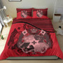 Nauru Duvet Cover Set - Nauru Coat Of Arms & Purple Hibiscus 4