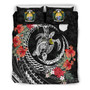 Polynesian Duvet Cover Set - Nauru Bedding Set Polynesia Map Turtle Hibiscus 2