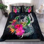 Polynesian Bedding Set - Pohnpei Duvet Cover Set Tropical Flowers 2