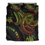 Fiji Custom Personalised Bedding Set - Reggae Turtle 3