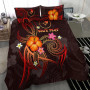 Pohnpei Polynesian Personalised Bedding Set - Hibiscus And Banana Leaves 6