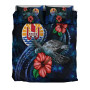 Niue Bedding Set - Polynesian Girls With Shark 5