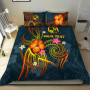 Tonga Polynesian Personalised Bedding Set - Legend Of Tonga (Blue) 1