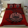 Fiji Polynesian Chief Duvet Cover Set - Black Version 4