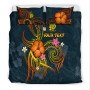 Tonga Bedding Set - Hibiscus Flower Vintage Style 4