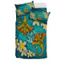 Vanuatu Polynesian Bedding Set - Manta Ray Ocean 3