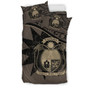 Nauru Duvet Cover Set - Nauru Bedding Flag & Coat Of Arms Brown 3