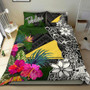 Tokelau Bedding Set - Turtle Plumeria Banana Leaf 1