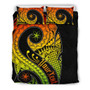 Polynesian Bedding Set - Tonga Duvet Cover Set Kanaloa Tatau Gen To (Black) 4