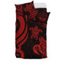 Northern Mariana Bedding Set - Tentacle Turtle Red 2