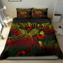 Polynesian Bedding Set - Pohnpei Duvet Cover Set Father And Son Red 4