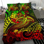 Tuvalu Polynesian Personalised Bedding Set - Legend Of Tuvalu (Red) 6