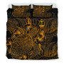 Polynesian Bedding Set - Guam Duvet Cover Set Gold Color 1