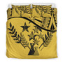 Kosrae Duvet Cover Set - Kosrae Flag Yellow 1