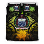 Samoa Duvet Cover Set - Samoa Coat Of Arms & Reggae Hibiscus 2