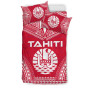 Tahiti Flag Polynesian Chief Duvet Cover Set 2