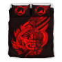 Polynesian Bedding Set - Tokelau Duvet Cover Set Father And Son Red 3