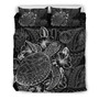 Polynesian Bedding Set - Palau Duvet Cover Set Black Color 2