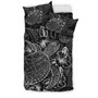 Polynesian Bedding Set - Palau Duvet Cover Set Black Color 3