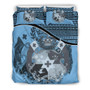 Tonga Duvet Cover Set - Tonga Coat Of Arms Blue 2