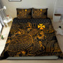 Samoa Polynesian Bedding Set - Tattoo Pattern With Seal 4