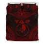Yap Polynesian Chief Duvet Cover Set - Red Version 1
