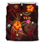 Federated States Of Micronesia Polynesian Bedding Set - Legend Of FSM (Red) 3