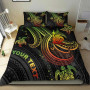 Yap Bedding Set - Humpback Whale With Tropical Flowers (Yellow) 5