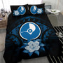 Polynesian Bedding Set - Pohnpei Duvet Cover Set Father And Son Blue 6
