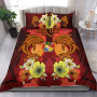 Tonga Custom Personalised Bedding Sets - Tribal Tuna Fish 2