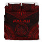 Palau Polynesian Chief Duvet Cover Set - Red Version 3